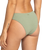 The Roxy Womens Essaouira Moderate High Leg Bikini Bottoms in Oil Green