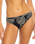 The Roxy Womens Pro the Snap Turn Cheeky Bikini Bottoms in Anthracite