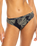 The Roxy Womens Pro the Snap Turn Cheeky Bikini Bottoms in Anthracite