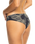 The Roxy Womens Pro the Snap Turn Cheeky Bikini Bottoms in Anthracite