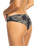 The Roxy Womens Pro the Snap Turn Cheeky Bikini Bottoms in Anthracite