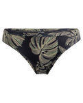 The Roxy Womens Pro the Snap Turn Cheeky Bikini Bottoms in Anthracite