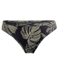 The Roxy Womens Pro the Snap Turn Cheeky Bikini Bottoms in Anthracite