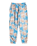 The Roxy Womens Easy Peasy Joggers in Azure Blue Palm Island