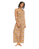 The Roxy Womens Sunshine Spirit Jumpsuit in Rootbeer