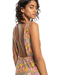 The Roxy Womens Sunshine Spirit Jumpsuit in Rootbeer