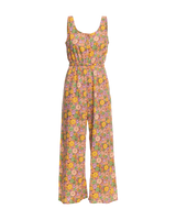 The Roxy Womens Sunshine Spirit Jumpsuit in Rootbeer