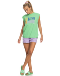 The Roxy Womens The Smell Of The Sea T-Shirt in Absinthe Green