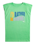 The Roxy Womens The Smell Of The Sea T-Shirt in Absinthe Green