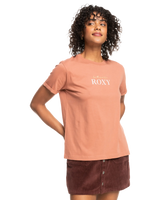 The Roxy Womens Noon Ocean T-Shirt in Cedar Wood