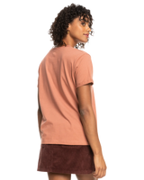 The Roxy Womens Noon Ocean T-Shirt in Cedar Wood