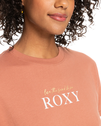 The Roxy Womens Noon Ocean T-Shirt in Cedar Wood