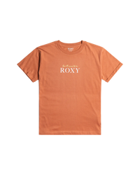 The Roxy Womens Noon Ocean T-Shirt in Cedar Wood