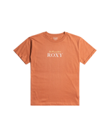 The Roxy Womens Noon Ocean T-Shirt in Cedar Wood