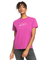 The Roxy Womens Noon Ocean T-Shirt in Vivid Viola