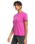 The Roxy Womens Noon Ocean T-Shirt in Vivid Viola