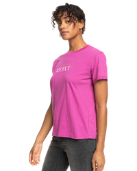 The Roxy Womens Noon Ocean T-Shirt in Vivid Viola