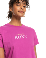 The Roxy Womens Noon Ocean T-Shirt in Vivid Viola