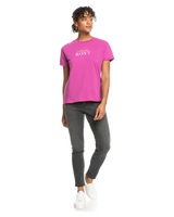 The Roxy Womens Noon Ocean T-Shirt in Vivid Viola