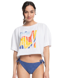 The Roxy Womens I Will Miss You T-Shirt in Bright White