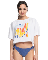 The Roxy Womens I Will Miss You T-Shirt in Bright White