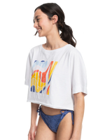 The Roxy Womens I Will Miss You T-Shirt in Bright White