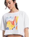 The Roxy Womens I Will Miss You T-Shirt in Bright White