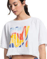 The Roxy Womens I Will Miss You T-Shirt in Bright White