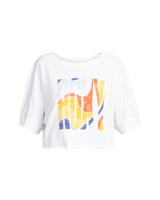 The Roxy Womens I Will Miss You T-Shirt in Bright White