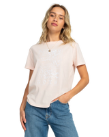 The Roxy Womens The Beach Sand T-Shirt in Pale Dogwood