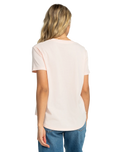 The Roxy Womens The Beach Sand T-Shirt in Pale Dogwood