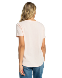 The Roxy Womens The Beach Sand T-Shirt in Pale Dogwood