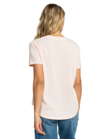 The Roxy Womens The Beach Sand T-Shirt in Pale Dogwood