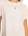 The Roxy Womens The Beach Sand T-Shirt in Pale Dogwood