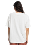 The Roxy Womens Sand Under T-Shirt in Snow White