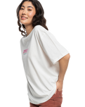 The Roxy Womens Sand Under T-Shirt in Snow White