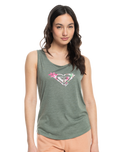 The Roxy Womens Losing My Mind Vest in Agave Green