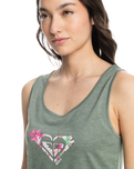 The Roxy Womens Losing My Mind Vest in Agave Green