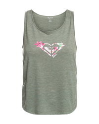 The Roxy Womens Losing My Mind Vest in Agave Green