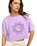 The Roxy Womens Tiki & Surf T-Shirt in Crocus Petal