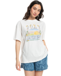 The Roxy Womens Dreamers A T-Shirt in Snow White