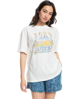 The Roxy Womens Dreamers A T-Shirt in Snow White