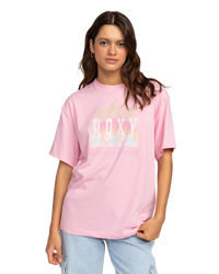 The Roxy Womens Dreamers T-Shirt in Prism Pink