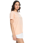 The Roxy Womens Noon Ocean T-Shirt in Peach Parfait