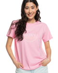 The Roxy Womens Noon Ocean T-Shirt in Prism Pink