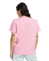 The Roxy Womens Noon Ocean T-Shirt in Prism Pink