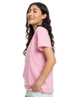 The Roxy Womens Noon Ocean T-Shirt in Prism Pink