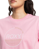 The Roxy Womens Noon Ocean T-Shirt in Prism Pink