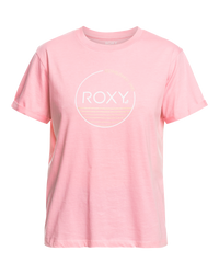 The Roxy Womens Noon Ocean T-Shirt in Prism Pink