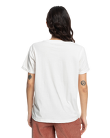 The Roxy Womens Noon Ocean T-Shirt in Snow White